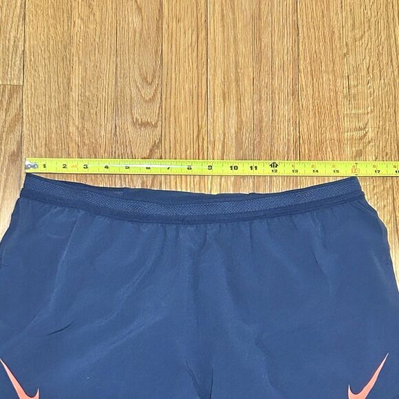 Nike AeroSwift 4" Brief-Lined Men's Size L 4" Obsidian Crimson Running Shorts - Picture 4 of 7